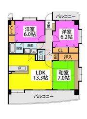 グリシーヌ空港の間取り画像