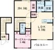 パルティールAの間取り画像