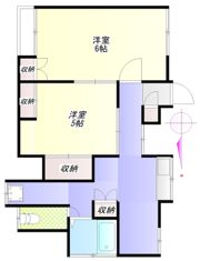 吉田荘の間取り画像