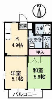 エーデルIの間取り画像