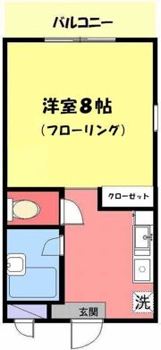 ヒルズ・オキマンションの間取り画像