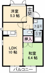 パークアベニュー 2号の間取り画像