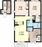 シャーメゾンAの間取り画像