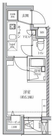 ベルシードステアー鶴見市場駅前の間取り画像