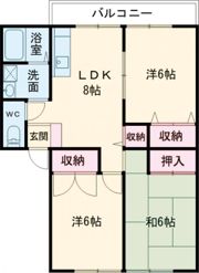 レトア東佐野Aの間取り画像