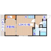仮）根岸町新築アパートの間取り画像