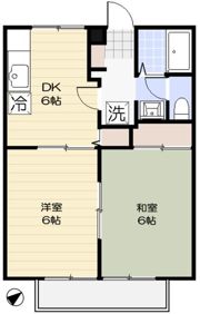 ディアコート大蔵の間取り画像