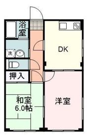 コーポ上原の間取り画像