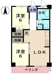 ロイヤルマンション多治見の間取り画像