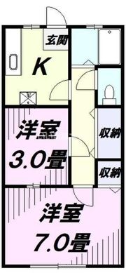 渡ビルの間取り画像