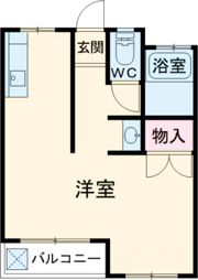 ハイツ永沢の間取り画像