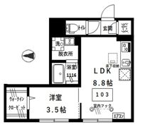フォーチュンⅧの間取り画像