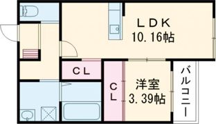 （仮称）八女市蒲原新築A棟の間取り画像
