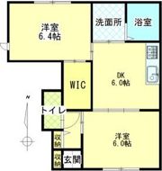 城山ヒルズ Bの間取り画像