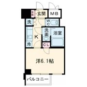 レジュールアッシュ梅田AXIAの間取り画像