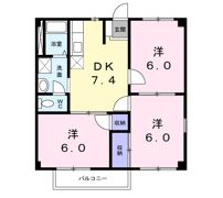 もりやまハイツの間取り画像
