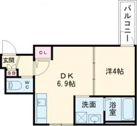 F asecia Pur 湊の間取り画像