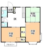 メゾンドフルール武蔵野台の間取り画像