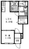 リエッタ西条岡町の間取り画像
