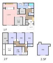 玉島乙島M様戸建の間取り画像