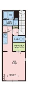 Berg city 矢剣の間取り画像