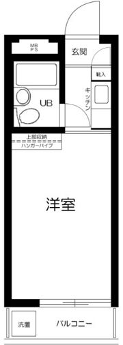 スカイコート池尻の間取り画像