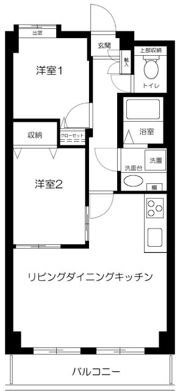 フレグラント町田の間取り画像