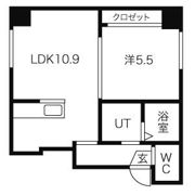 ドーリス北7条館の間取り画像