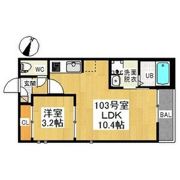GRANDTIC HAPPY八田の間取り画像
