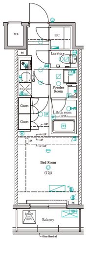 DIPS赤羽RESIDENCEの間取り画像
