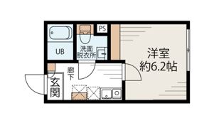 メゾン・ド・ロゼ川崎の間取り画像