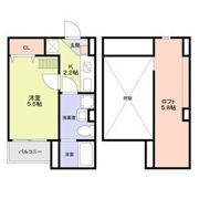 サンクス東須磨の間取り画像