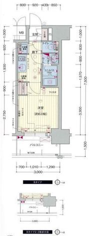 プレサンス錦プレミアムの間取り画像