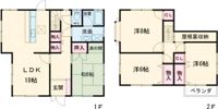 鹿ノ台西3丁目戸建の間取り画像