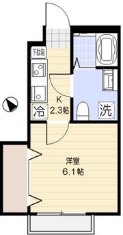 クラスティーネ稲城の間取り画像