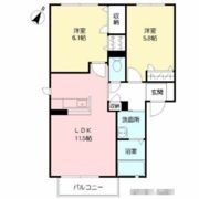 ヴィラシャーメゾン行橋 テルツォの間取り画像