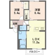 オレンジ プレジオの間取り画像