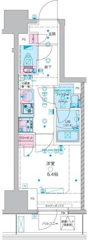 GENOVIA三郷駅前の間取り画像