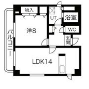 パレロイヤル西陣の間取り画像