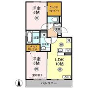 ハーヴェスト東町の間取り画像