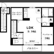 クレセントハウスCの間取り画像