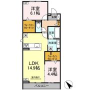 ノヴァーリス恵の間取り画像