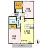 グレイス アベニュー 上浜町 Bの間取り画像