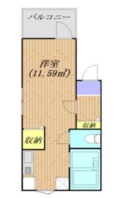 メルディア西生田Ⅰの間取り画像