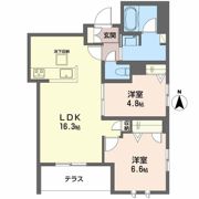 レジデンス 茨木春日の間取り画像