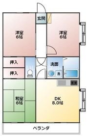 フェリス仲原の間取り画像