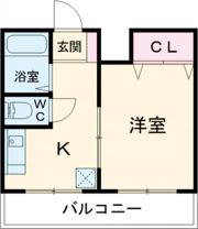 ツーエムビル勝山の間取り画像