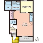 コンフィデンス白岡Aの間取り画像