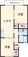 ウェルネス天神尾B棟の間取り画像