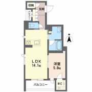 レジデンス 茨木春日の間取り画像